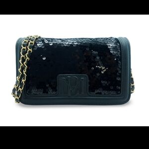 Badgley Mischka sequins bag